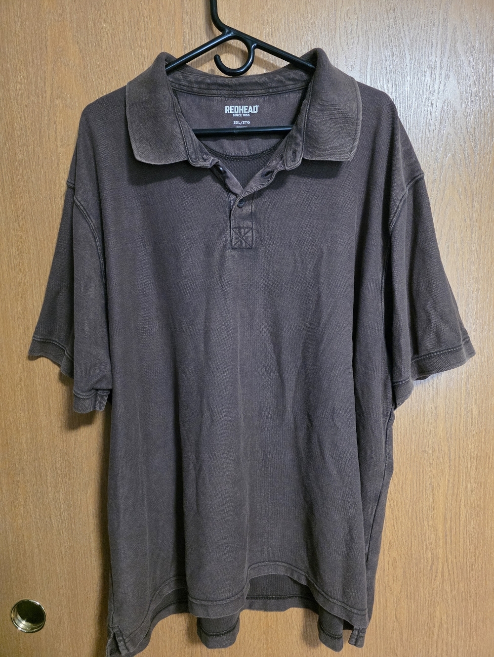 RedHead Men's Dark Brown Polo Shirt